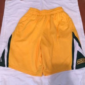 Oregon Duck Lacrosse Shorts—Youth Small